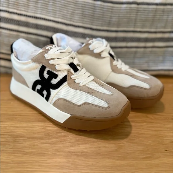 Sam Edelman Tan and Black Chunky Sneakers - Picture 2 of 3